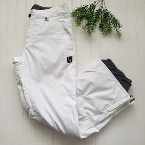 Burton Dry Ride Snowboard Pants Cool Flavors Snow Pants White Medium